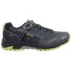 Zapatilla Gravel hombre senderismo Charcoal/chartreuse