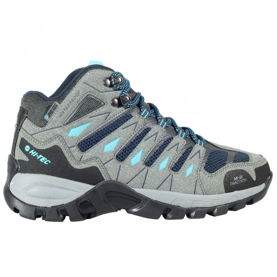 CORZO MID WP WOMEN'S Cool grey/navy/blue curaçao