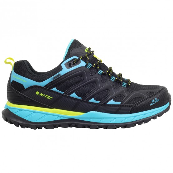 Lander Low WP Black/bluebird/lima neon